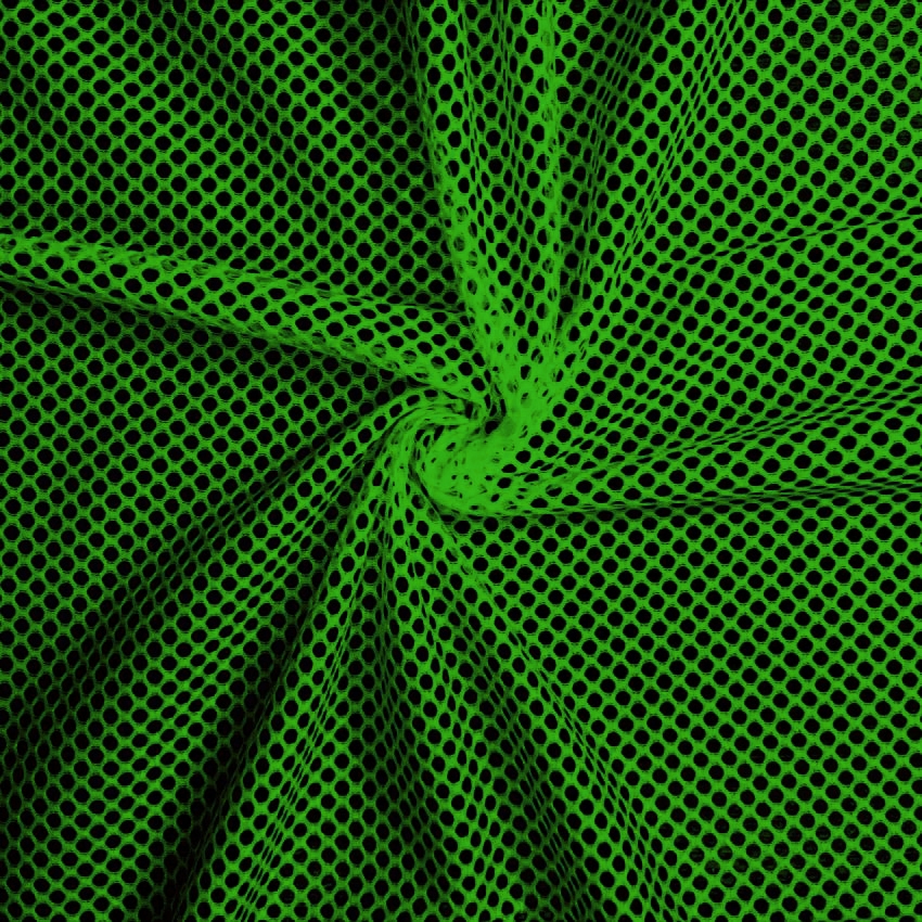 Kelly Green King Mesh Jersey Fabric